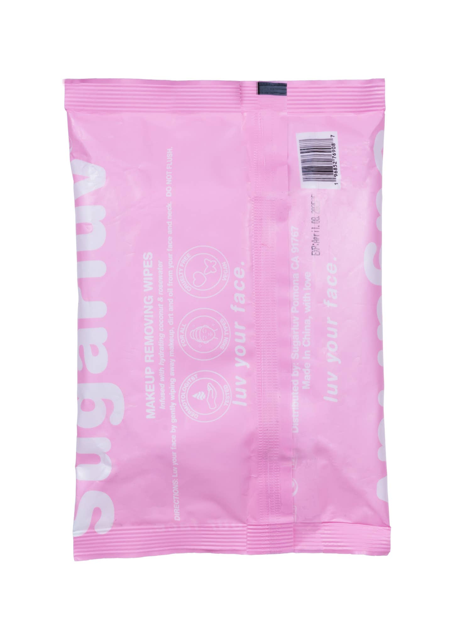 Makeup Remover Cleansing Wipes - Coconut/Rosewater 30 Count