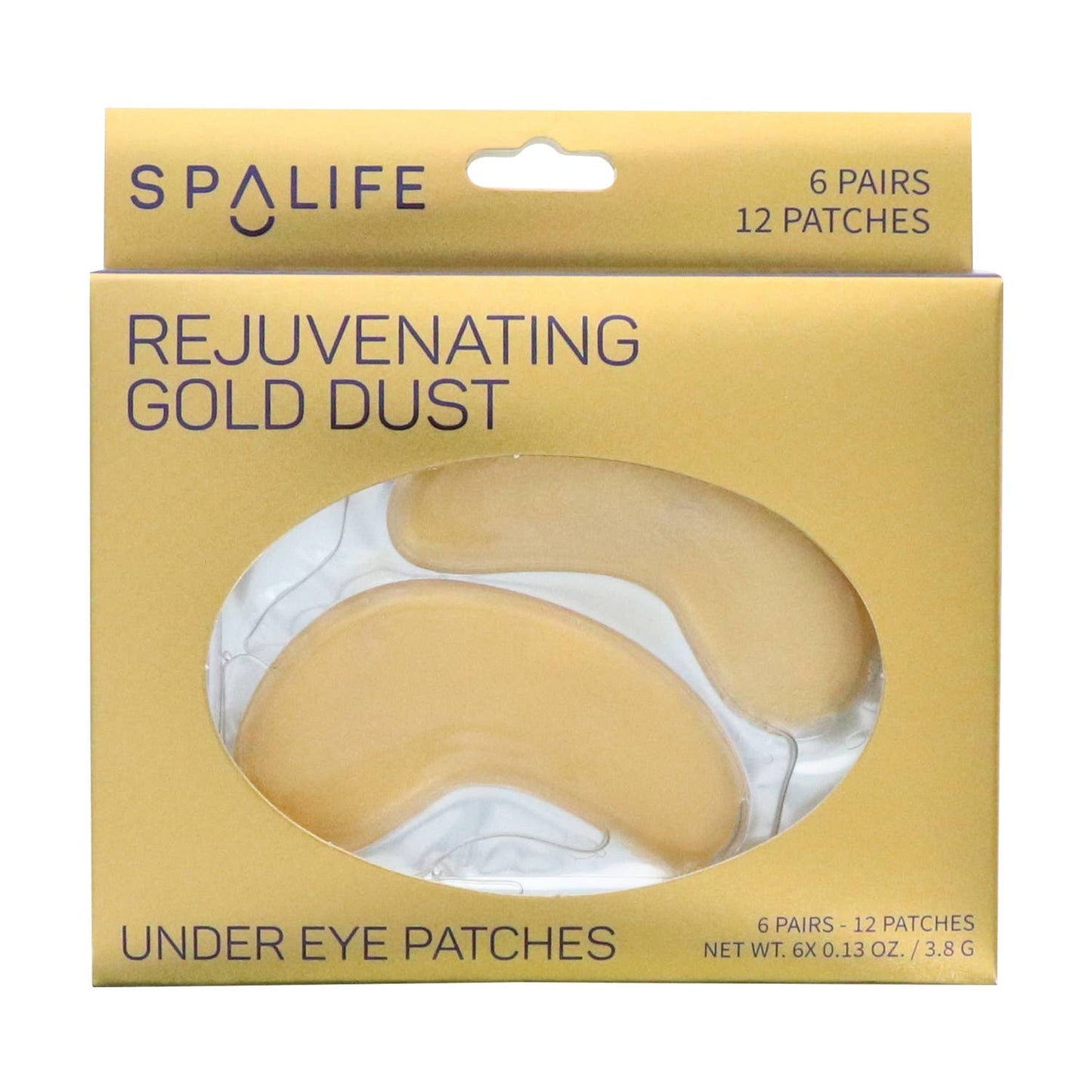 Gold Dust Under Eye Patches - 6 Pack