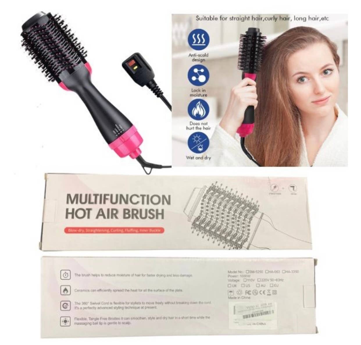Hot Air Brush- Multifunction Hair Product