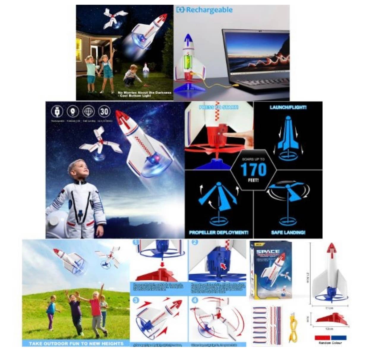 Space Exploration Rocket- Power Launch Kit- JZL Science